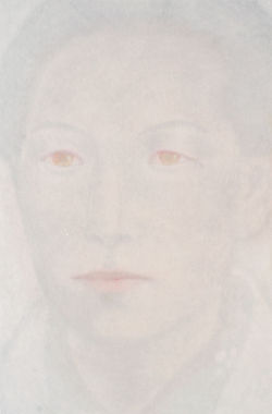 mini지폐속여인 Higuchi Ichiyo 일본 5000 Yen, 2009, 한지 위에 먹 채색 펄, 122×81cm