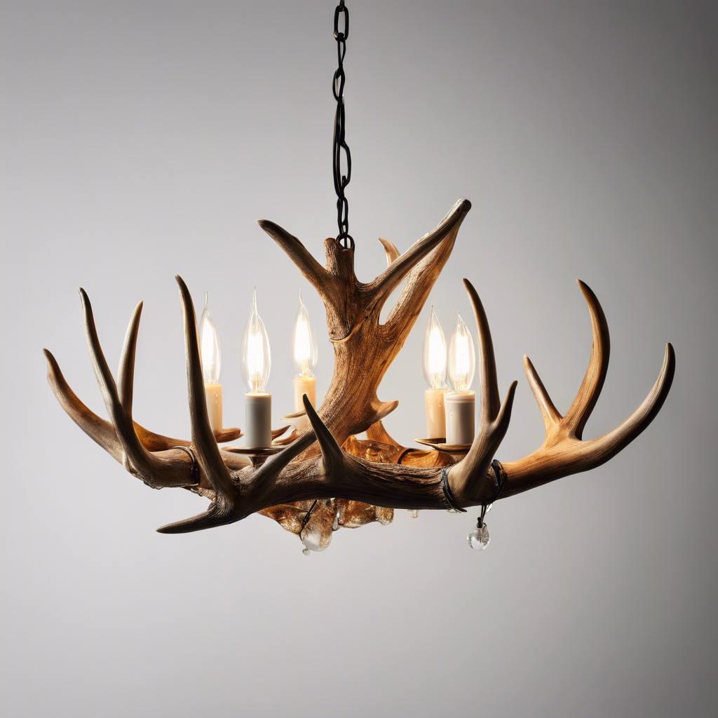 Rustic Antler Chandelier