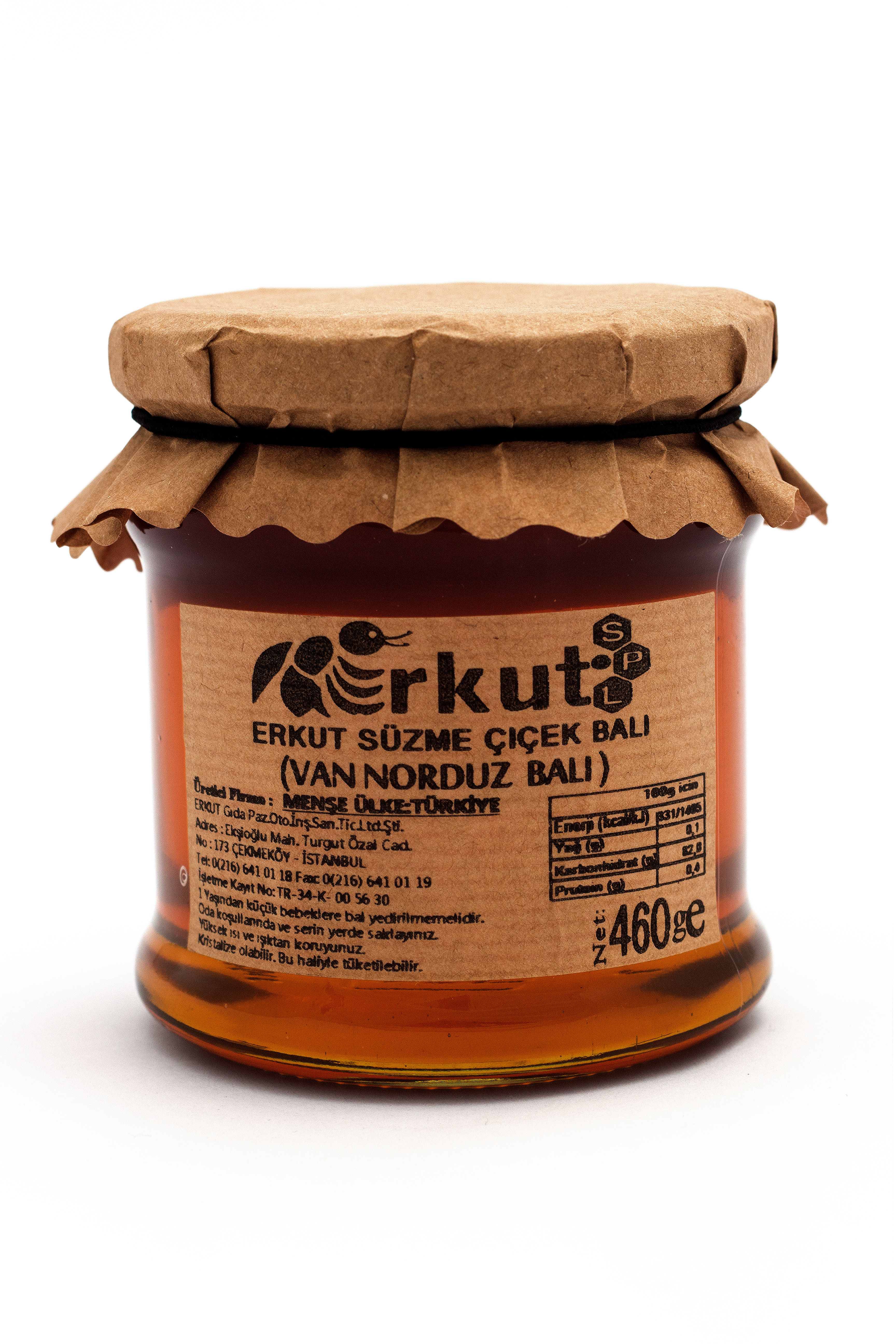 Erkut Special Süzme Çiçek Balı / Van Norduz 460 gr.