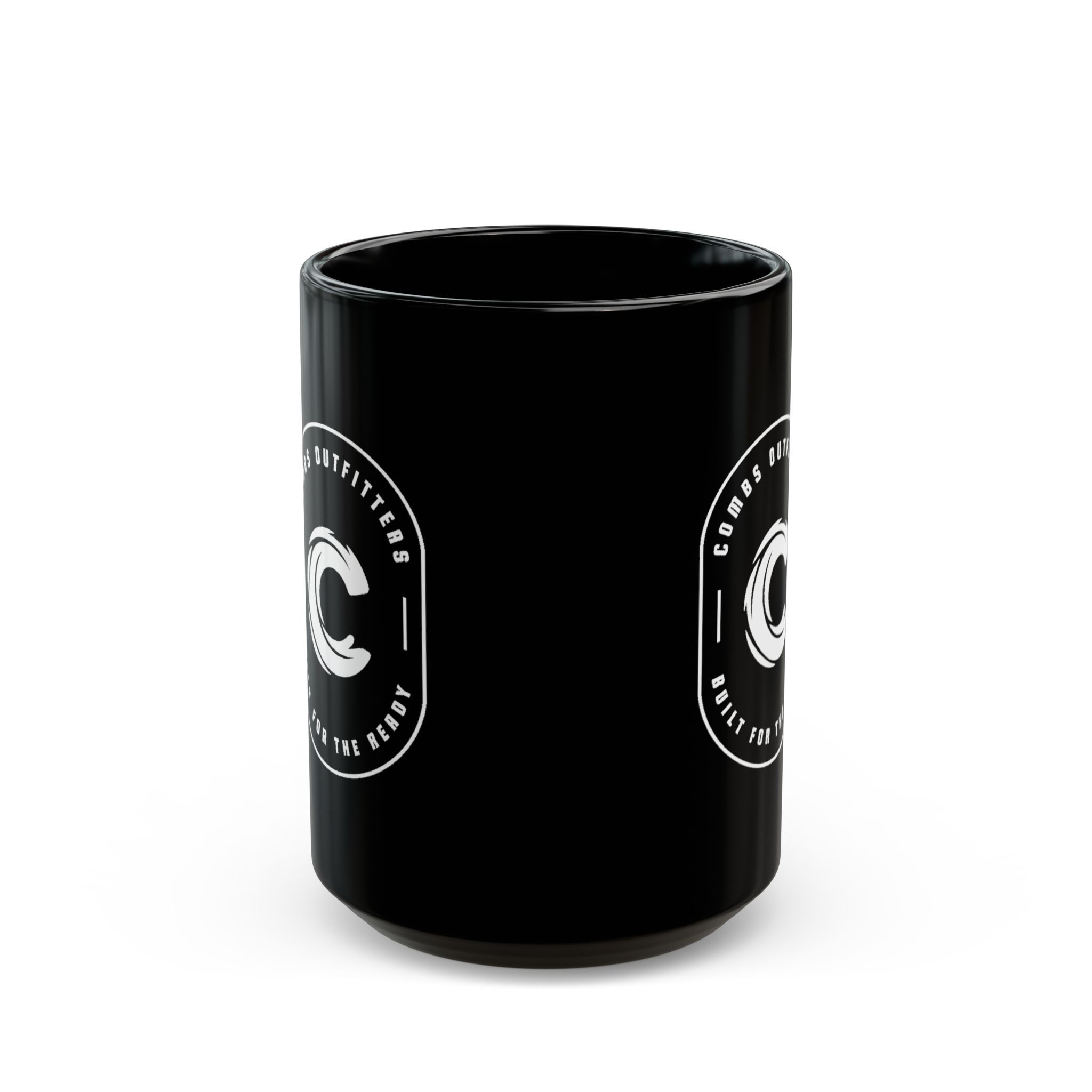 Combs Outfitters Crest Black Mug