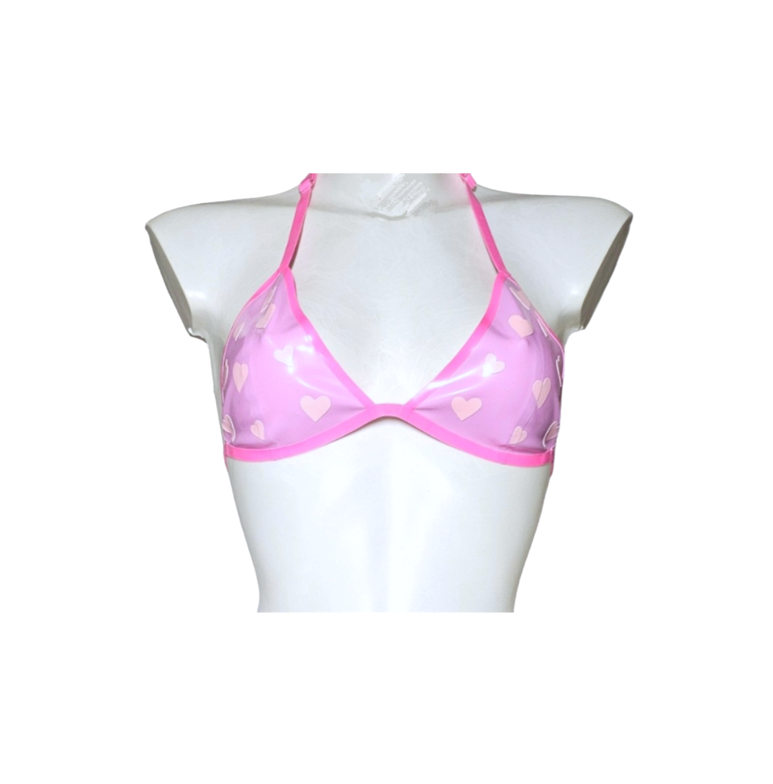 'Felt Cute' Hearts Bikini Top