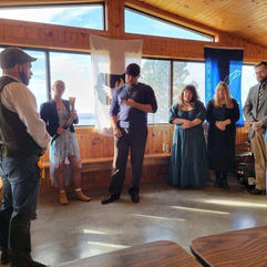 Bruce Perron takes his Folkbuilder Oath