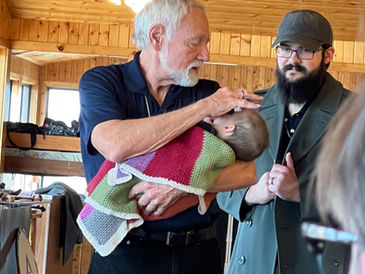 Baby Naming at Feast of the Einherjar in South Dakota