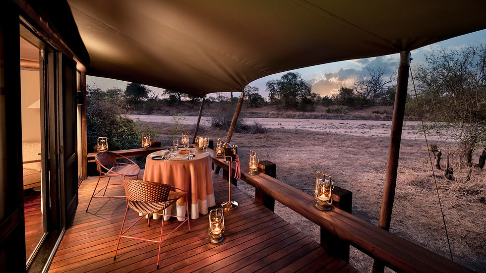 honeymoon-safari-south-africa-ngala-tented-camp-private-inroom-dinner