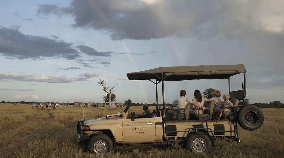 botswana-family-safari-with kids-game drive