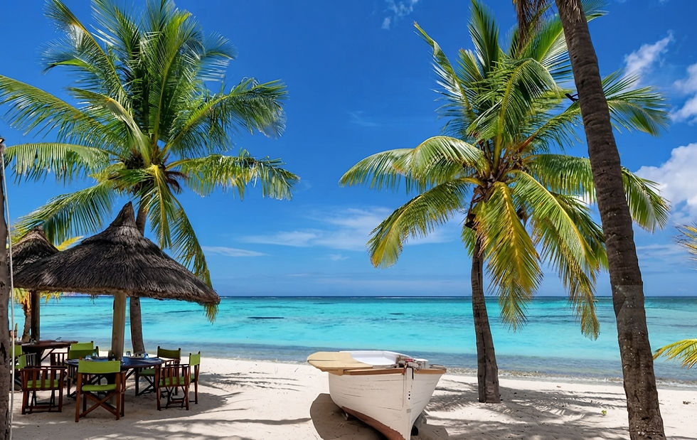 mauritius-beach-boat-ocean-cafe
