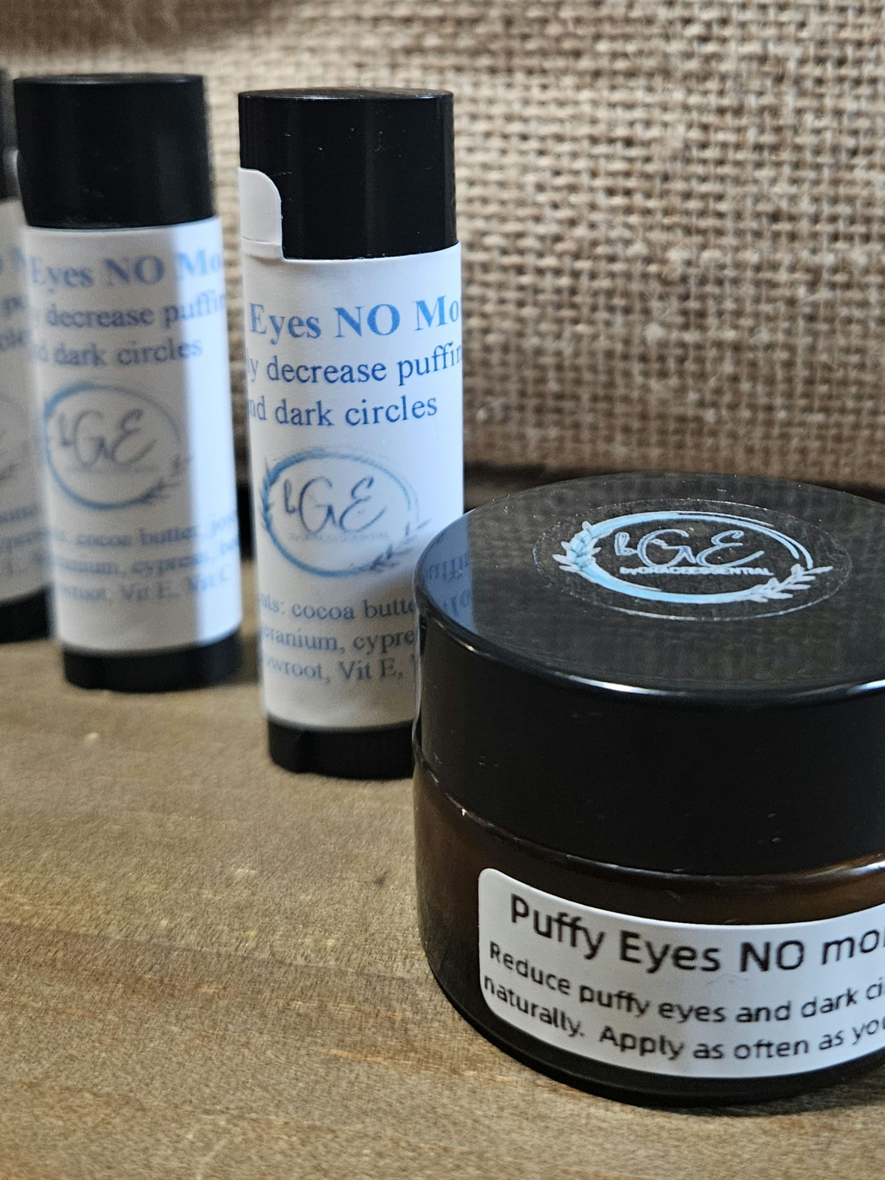 Puffy eyes NO more 3/4 oz jar. 