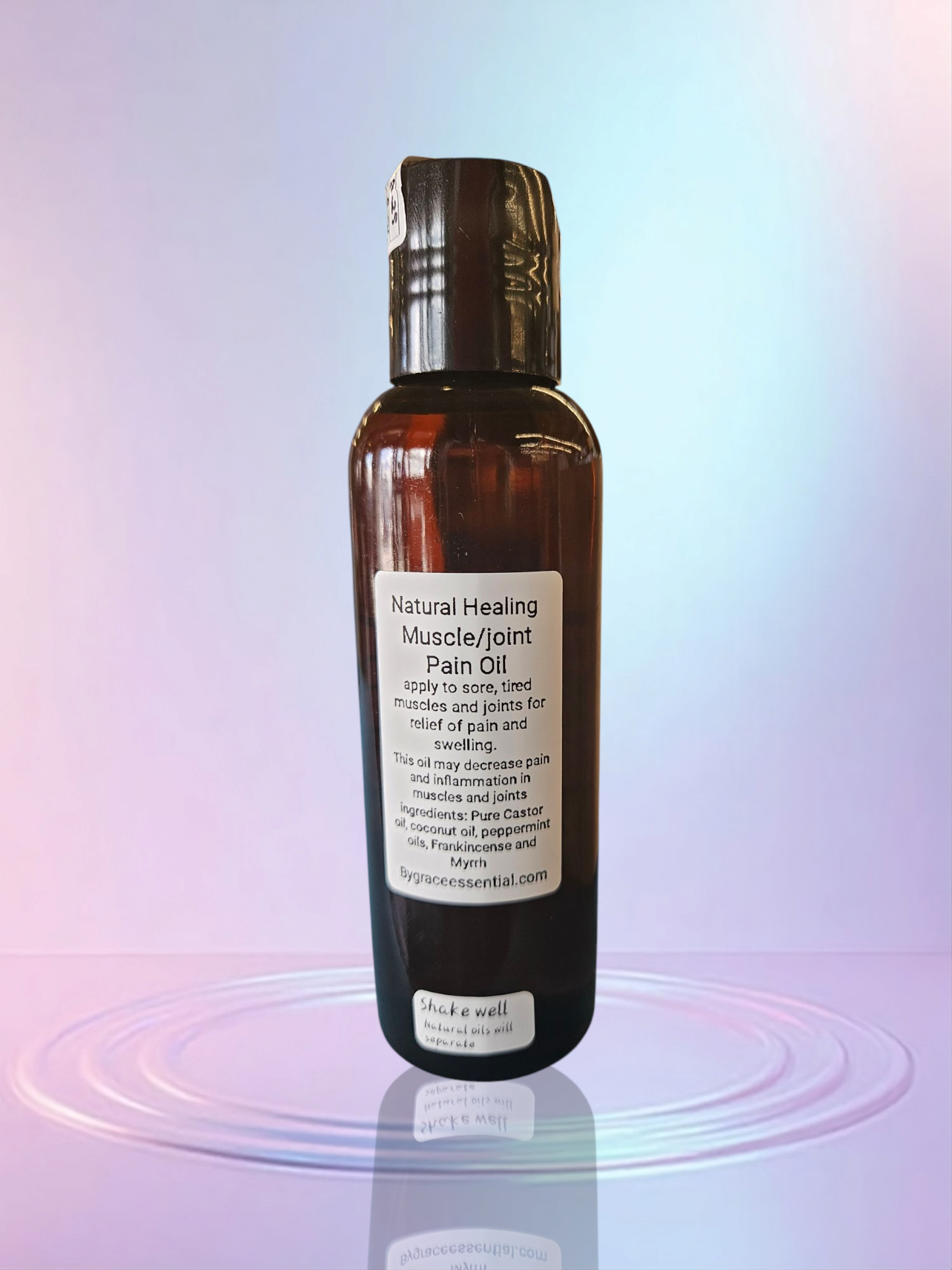 Natural Healing Pain Oil 4 oz bottle