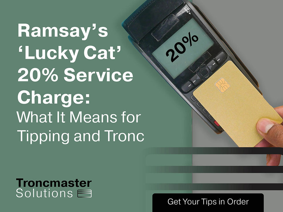 Ramsay’s ‘Lucky Cat’ 20% Service Charge