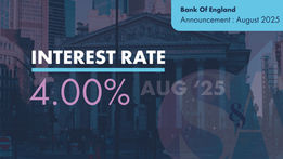 Bank of England Cuts Interest Rate to 4%