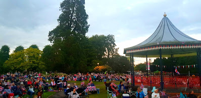 Last night of the Proms bandstand