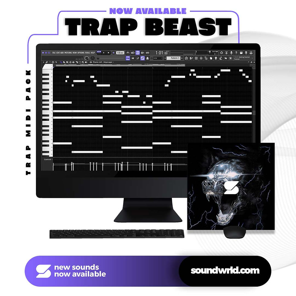 Trap Beast (MIDI Pack / Piano Loop Kit)