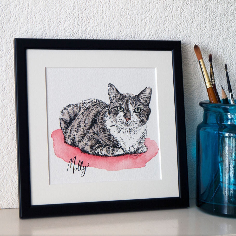 Thumbnail: Gift Voucher for Personalised Watercolour Pet Portrait