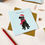 Thumbnail: Festive Black Labrador Christmas Card