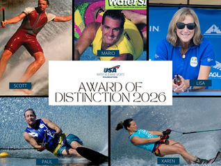 USA Water Ski & Wake Sports Foundation’s Hall of Fame 2026 Award of Distinction