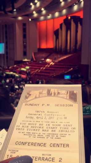 My First General Conference