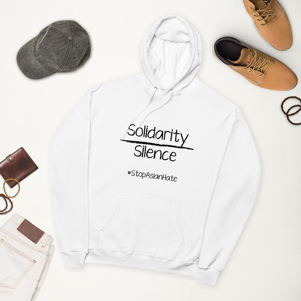 Thumbnail: Solidarity Over Silence - Unisex fleece hoodie