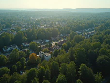 A Pennsylvania small city and it's trees