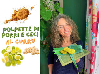 polpette di porri e ceci