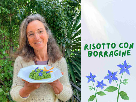 ricetta del risotto con borragine