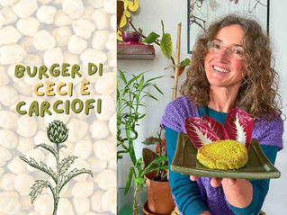 burger di ceci e carciofi