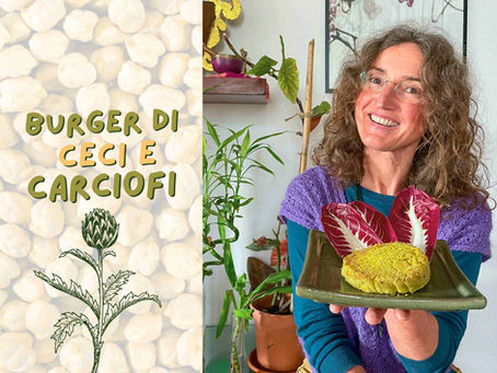 burger di ceci e carciofi