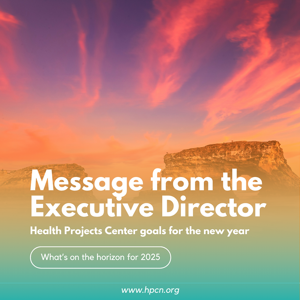 Message from the Executive Director