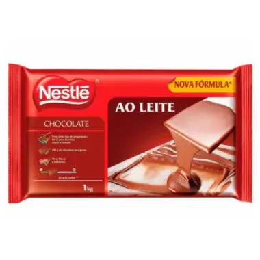 CHOCOLATE EM BARRA AO LEITE 1KG - NESTLÉ