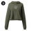 Thumbnail: Peace 安 ān / Embroidered Crop Hoodie
