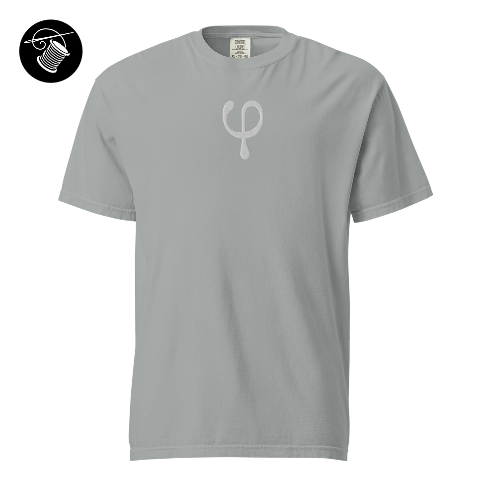 Thumbnail: Phi φ / Embroidered Heavyweight Tee