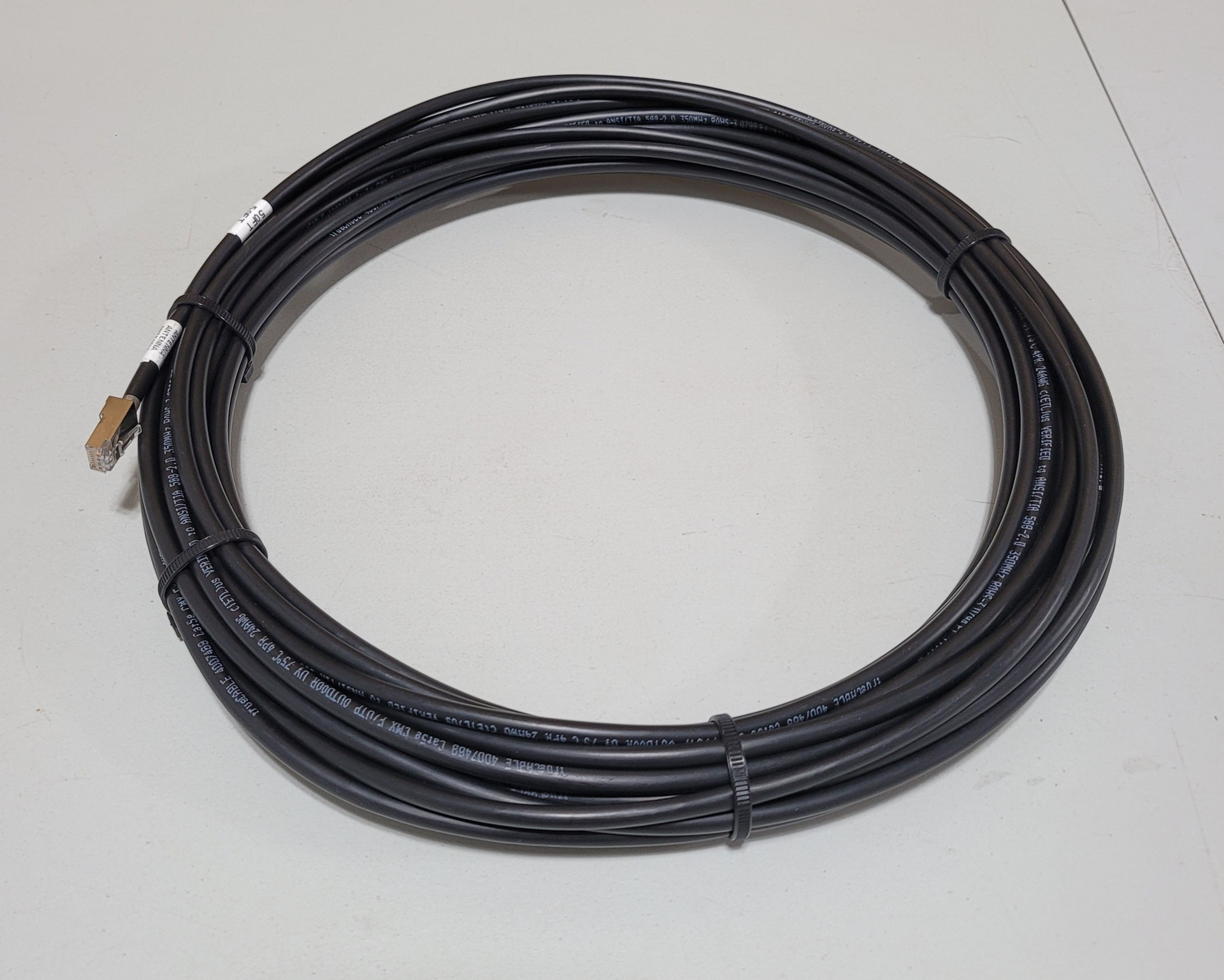 75ft - Cat5e Outdoor Rated Direct Burial Ethernet Cable - Shielded