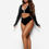 الصورة المصغرة: Custom Logo Sexy v Neck Triangle Tankinis Bikini Women Swimwear