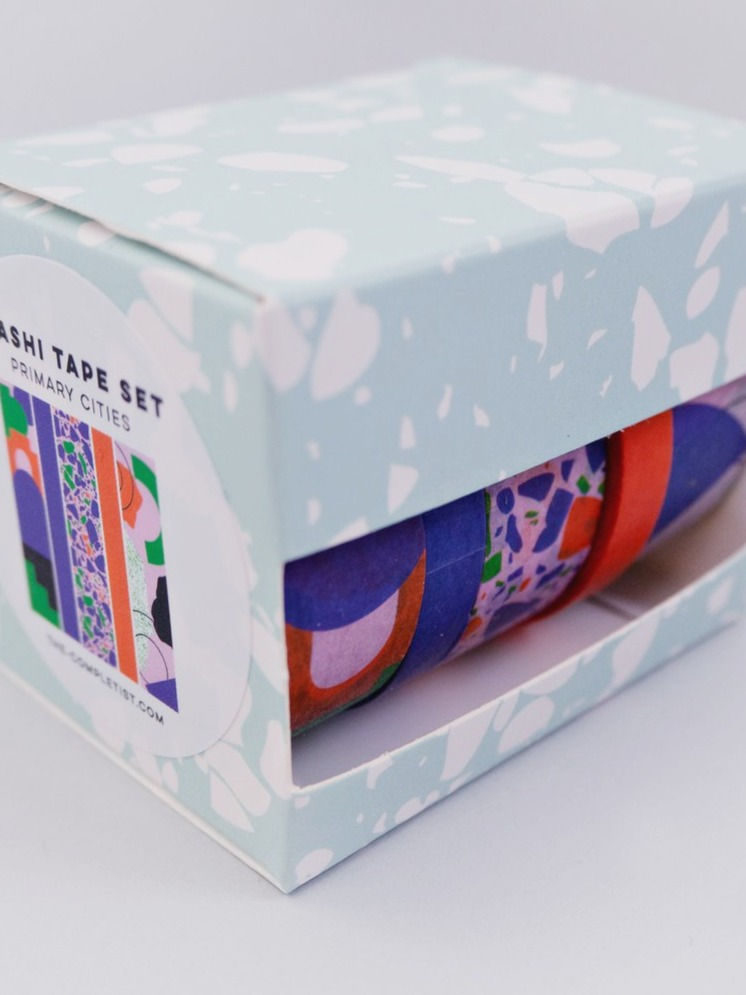 Miniaturbild: Washi Tape Set „Primary Cities“ (5er Set)