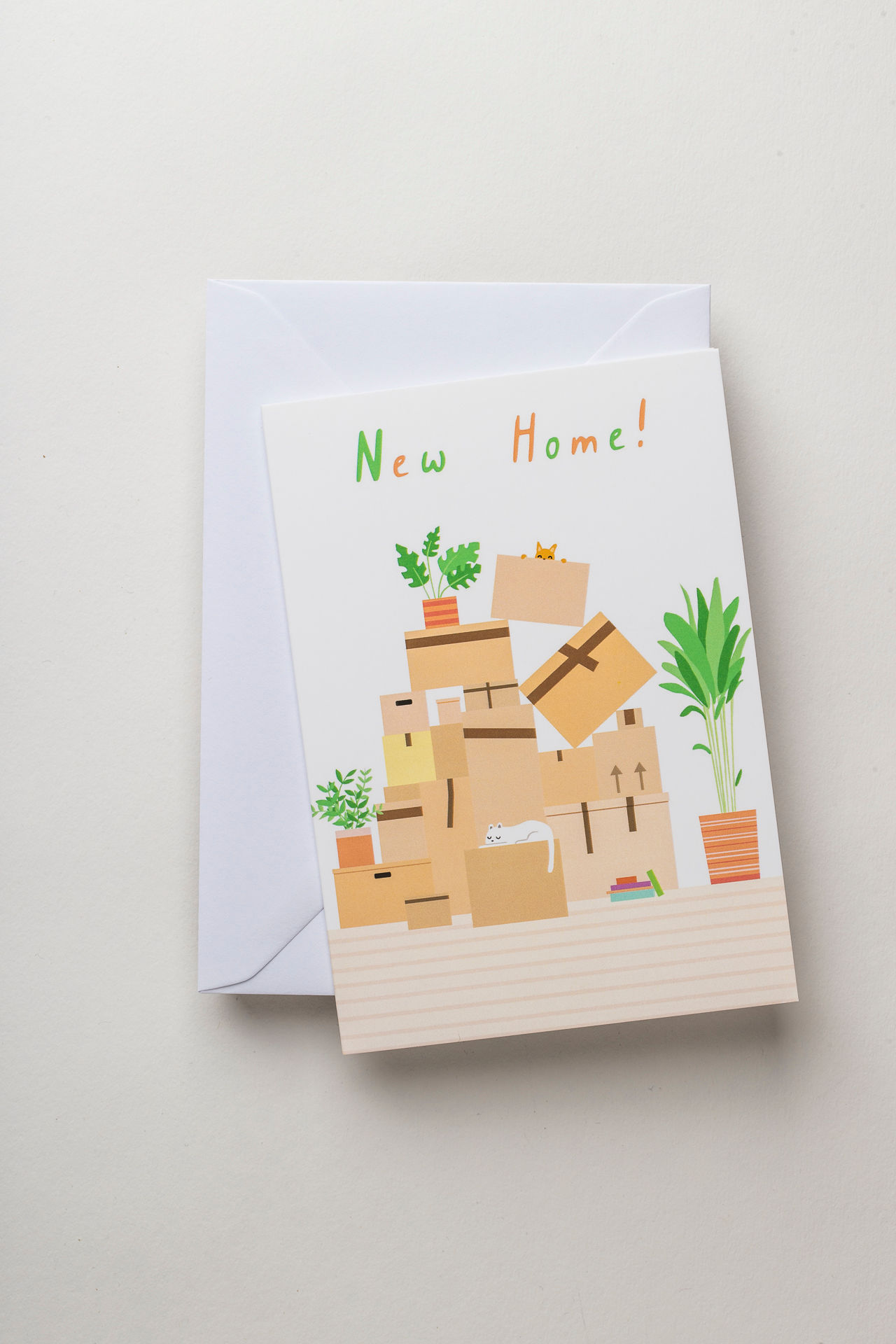 Grußkarte „New Home“