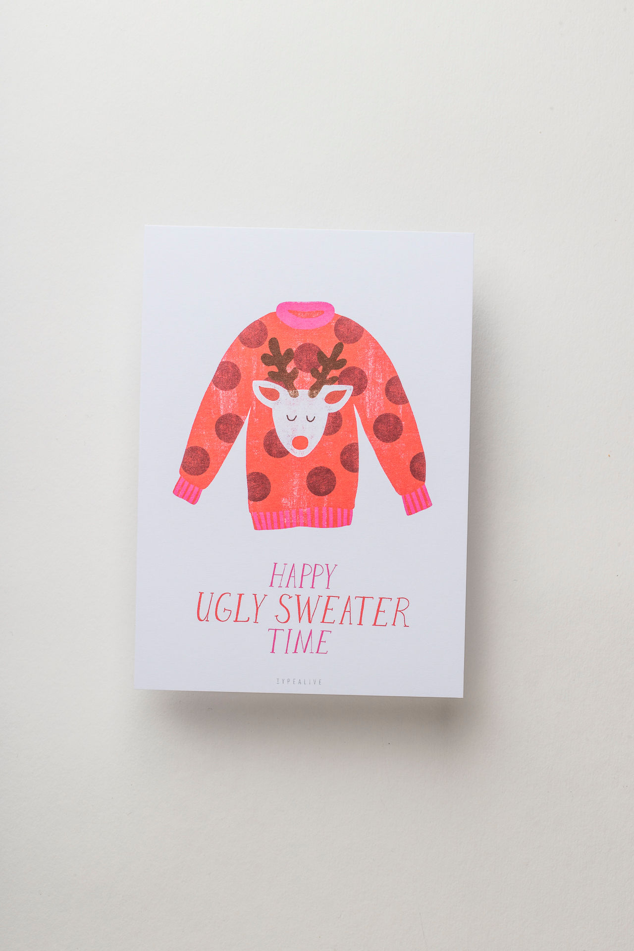 Postkarte „Ugly Sweater No. 1“