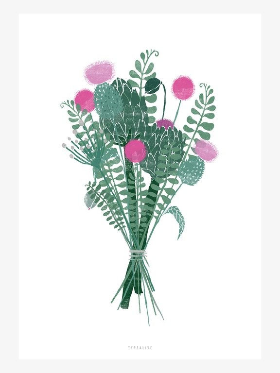 Miniaturbild: Art Print "Wallflower No. 1" (A4)