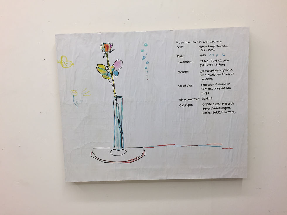 Tracings: MCASD (Beuys)