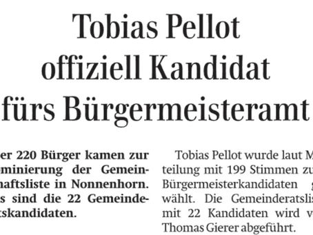 Lindauer Zeitung - Artikel Nominierungsversammlung