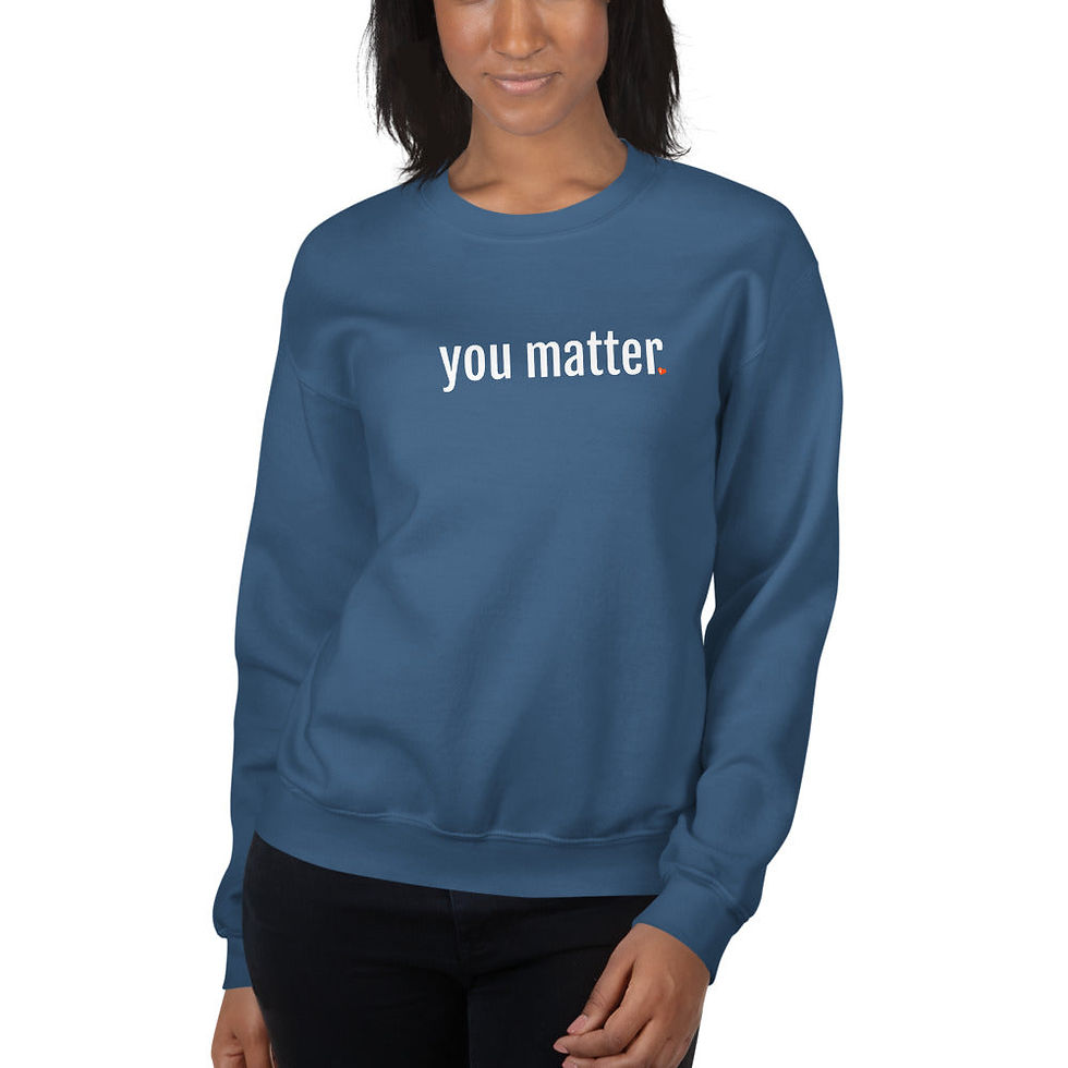 Thumbnail: you matter | sweater | get your red on