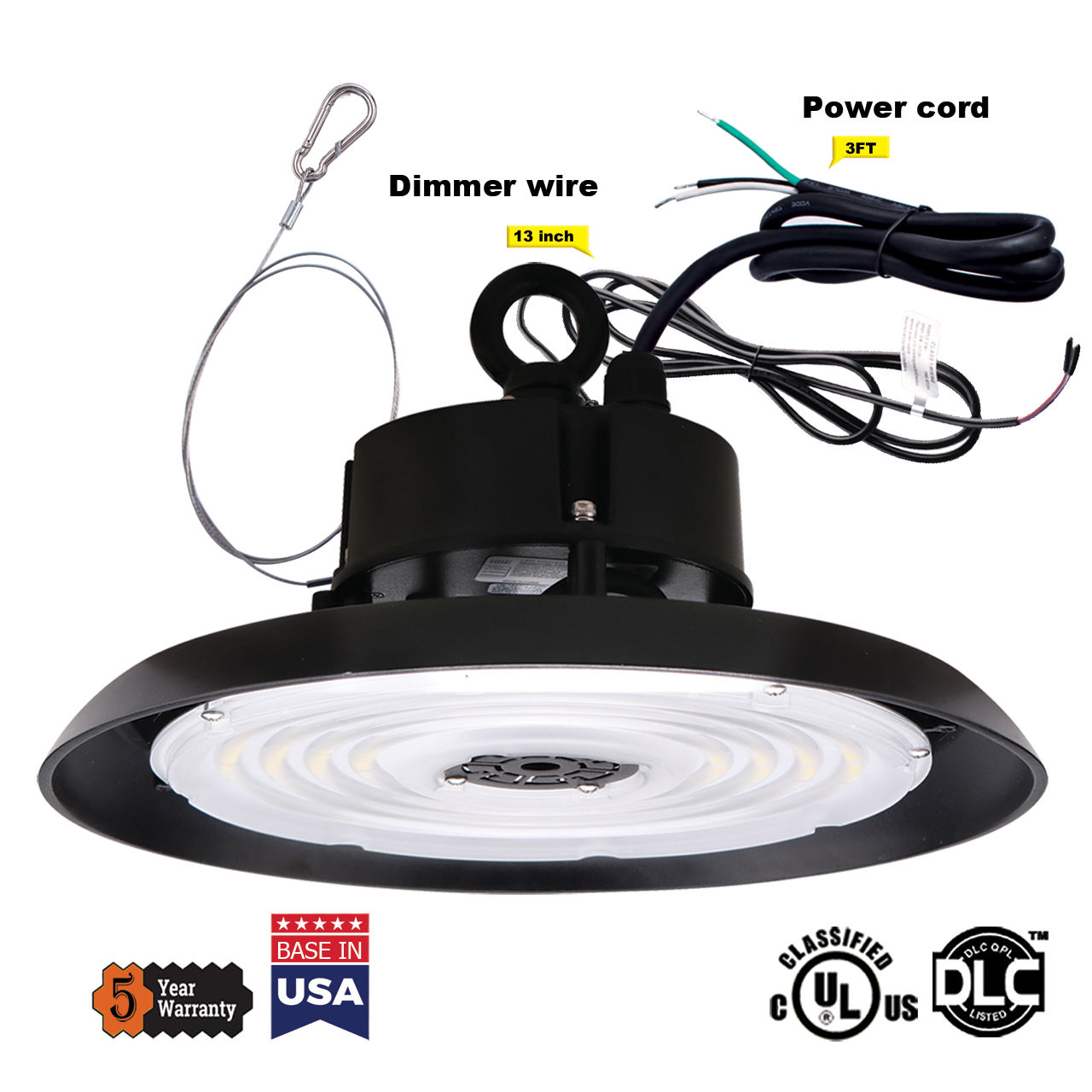 150W 240W UFO Led High Bay Lighting Replace 600W HPS/MH Bulbs Equivale