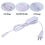 Thumbnail: 6 Pack T5 T8 LED Wire Connector Power Cord, 5FT LED Tube Power Extension Cord
