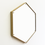 Thumbnail: Hexagon Mirror - Large - Soaped Oak