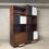 Miniature : Grande bibliothèque buffet commode asymétrique meuble Oscar vintage années 60
