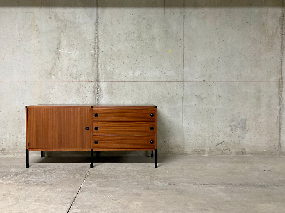 Enfilade buffet commode vintage ARP Guariche Minvielle années 60