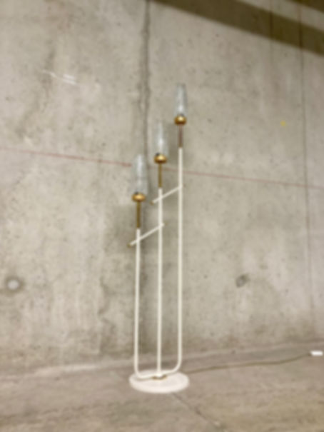 Lampadaire trois bras vintage années 60