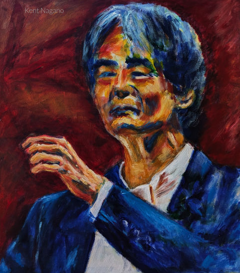 Kent Nagano, portrait de Bernard Courteau