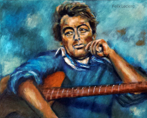 Felix Leclerc, Portrait de Bernard Courteau