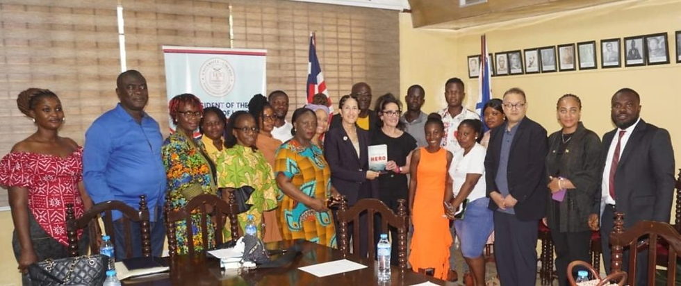 K. Riva Levinson at a Book Talk at the University of Liberia, May 15, 2026