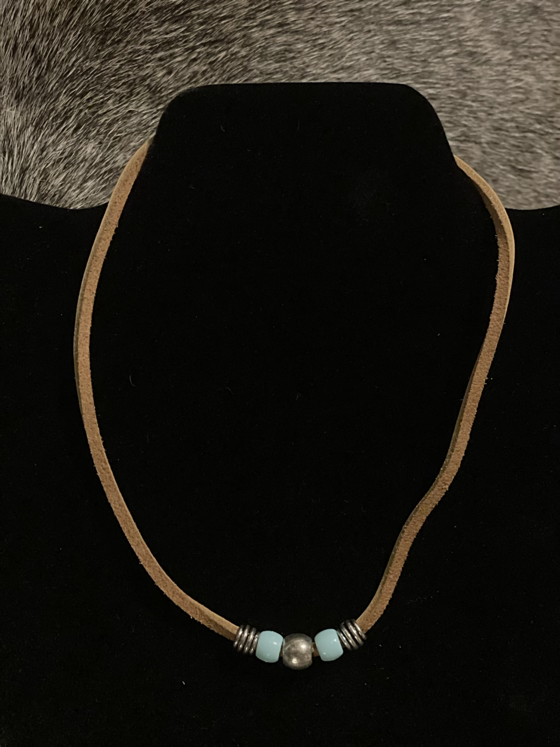 15” Leather Choker 
