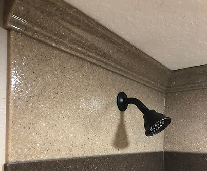 Onyx Shower crown molding trim.JPEG
